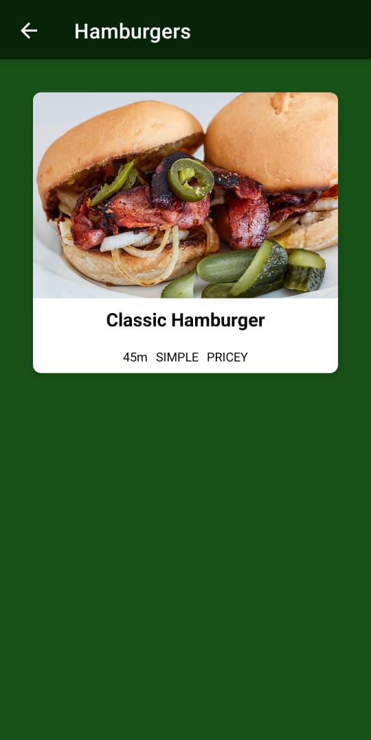 Meals App Preview