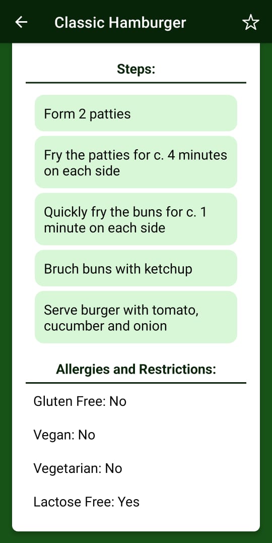 Meals App Preview