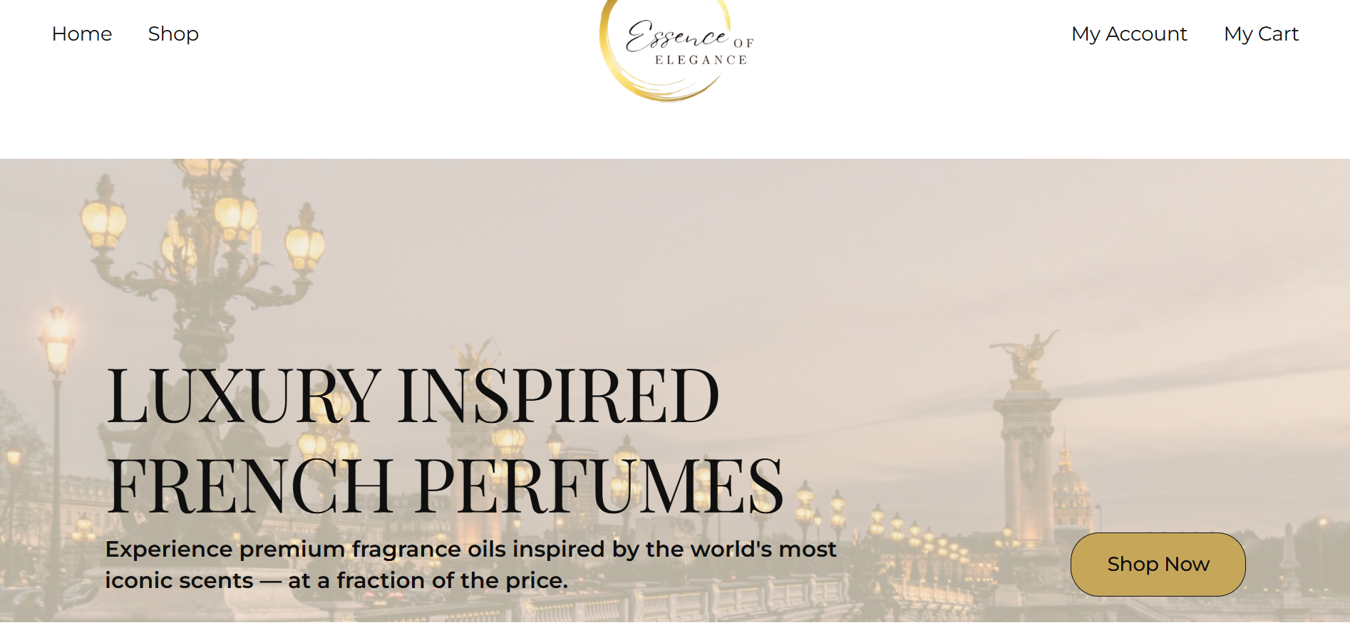 Essence of Elegance Site Preview