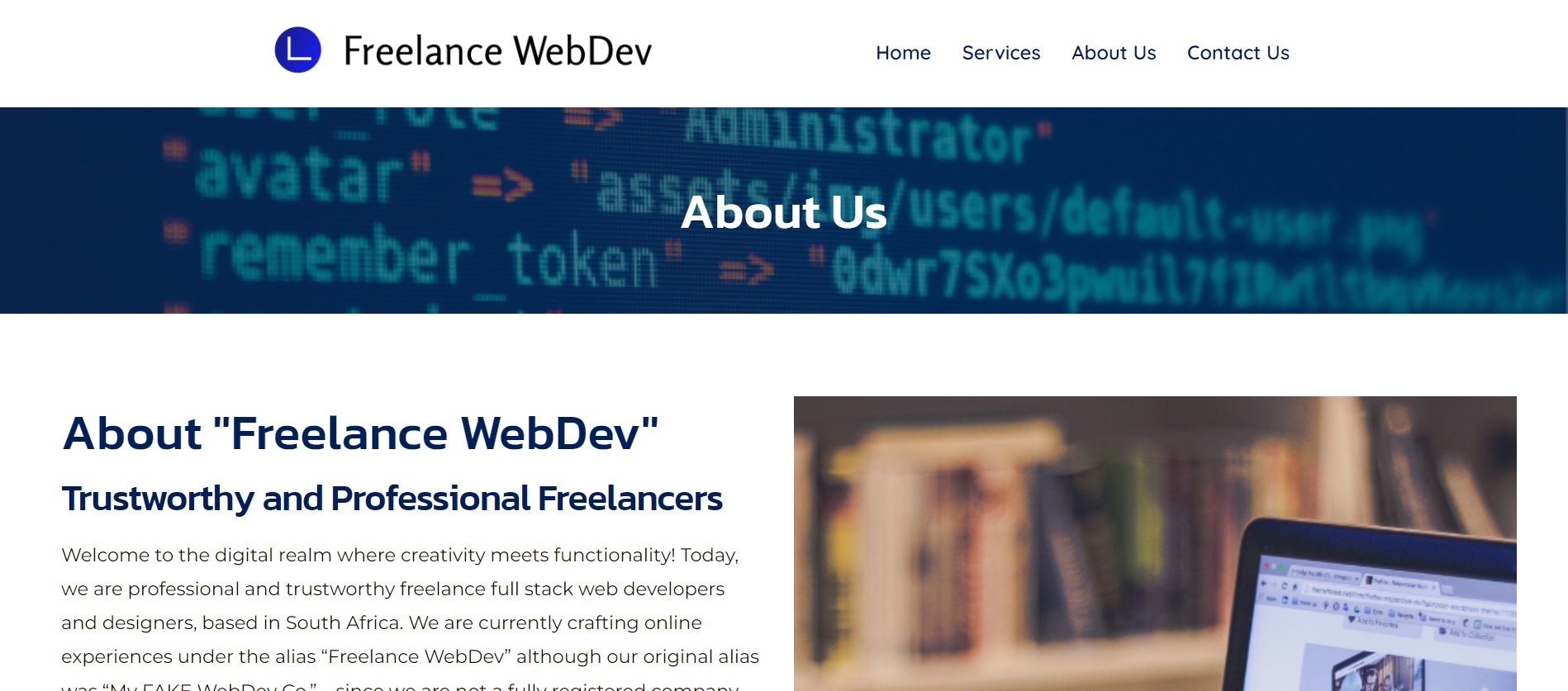 Freelance WebDev Site Preview