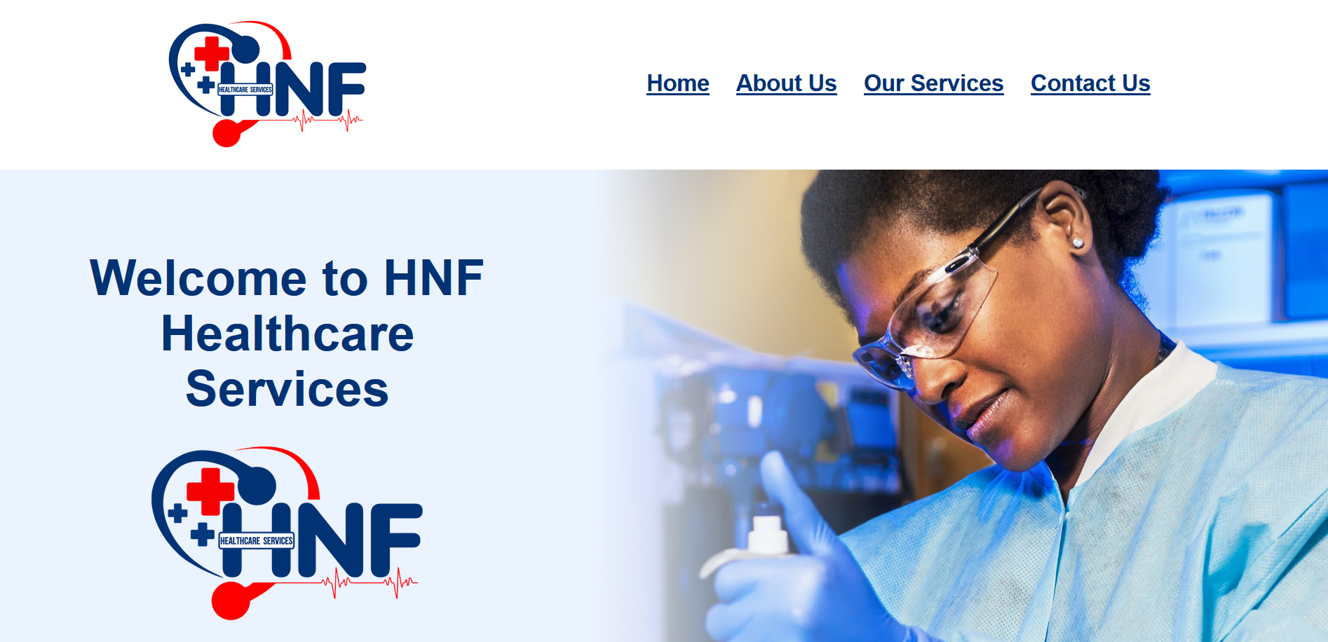 HNF Health Care Services Site Preview