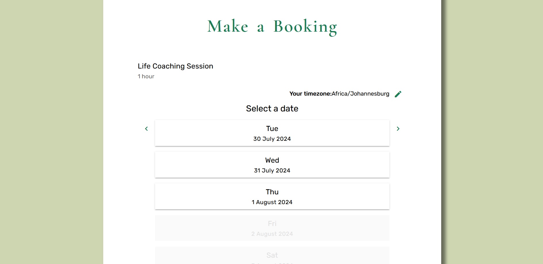 LC Life Coaching Site Preview