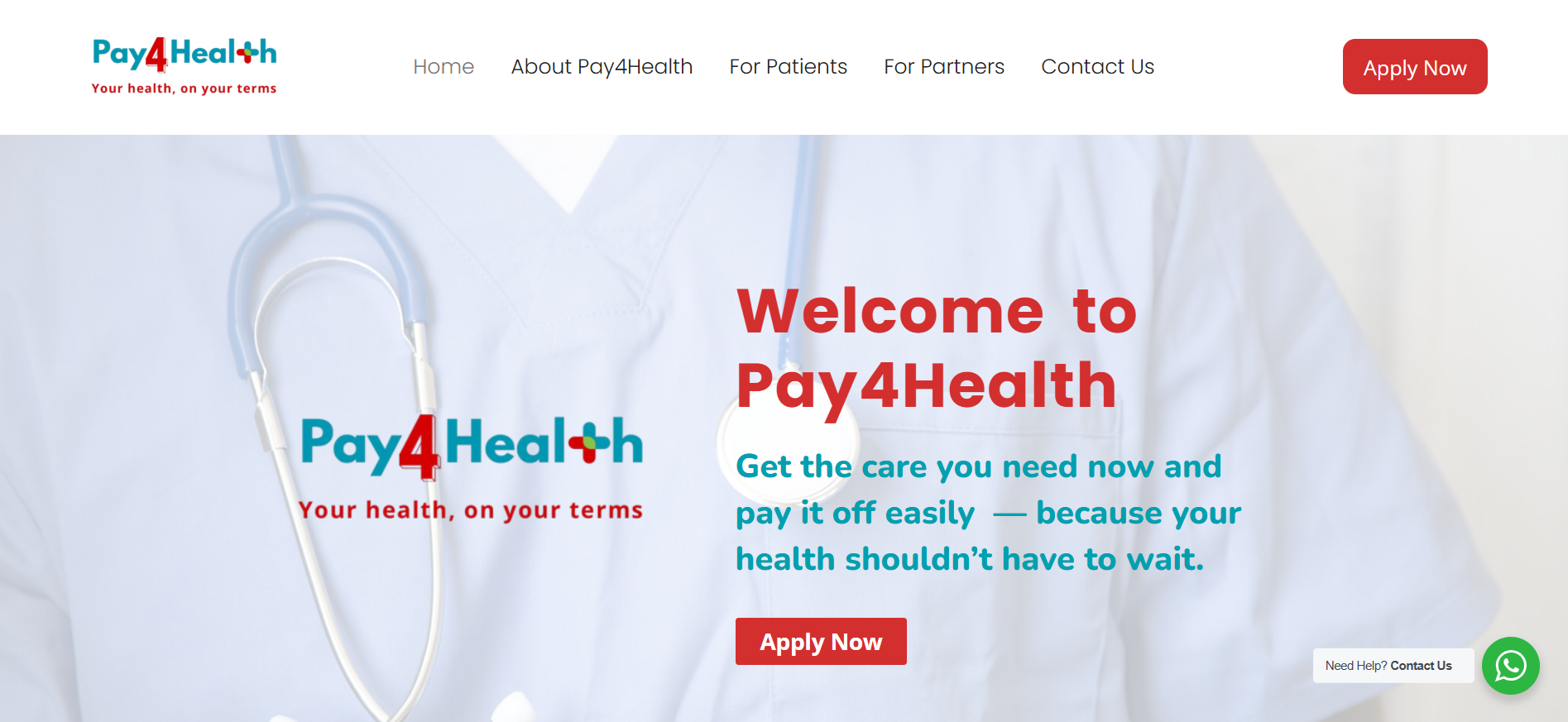 Pay4Health Site Preview