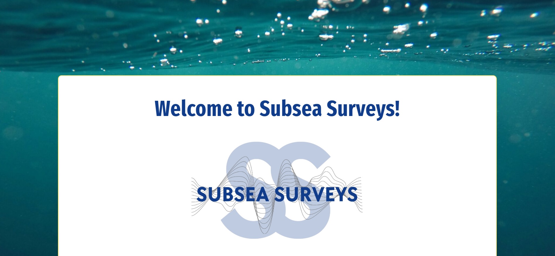 Subsea Surveys Site Preview